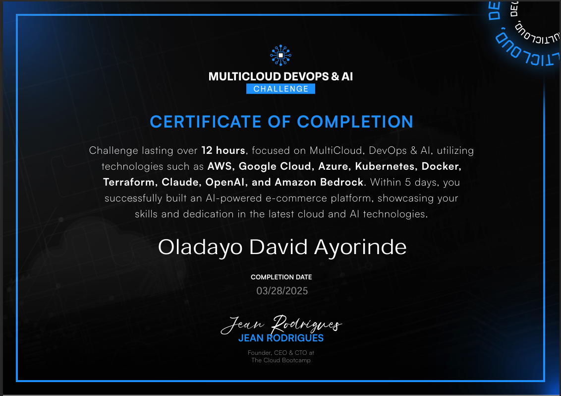 MultiCloud DevOps & AI